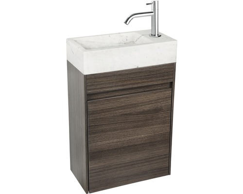 Waschtischkombination mit Waschbecken, Armatur und Unterschrank