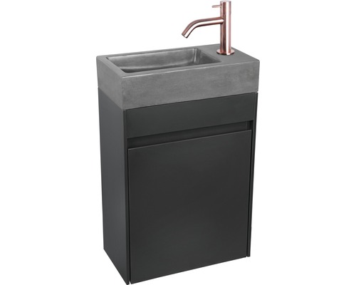 Waschtisch mit Unterschrank, Armatur und Becken