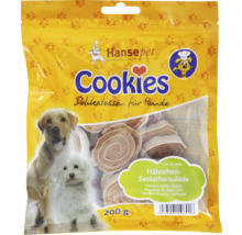 Hansepet Cookies Delikatessen für Hunde, Hähnchen Seelachsroulade, 200 Gramm