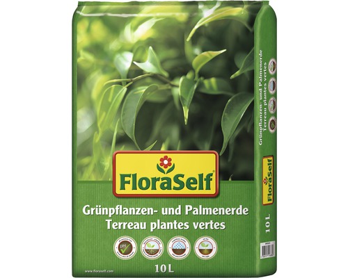 Grünpflanzen- & Palmenerde FloraSelf 10 L