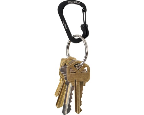 Schlüsselanhänger mit Karabiner und mehreren Schlüsseln