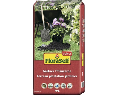 Gärtner-Pflanzerde FloraSelf Select 70 L-0
