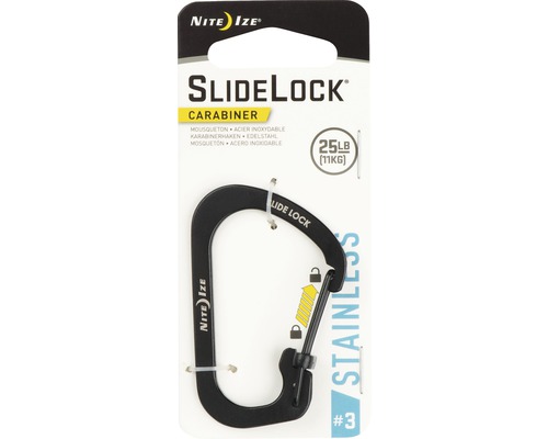 Nite Ize SlideLock Karabinerhaken, Belastbarkeit 11 Kilogramm