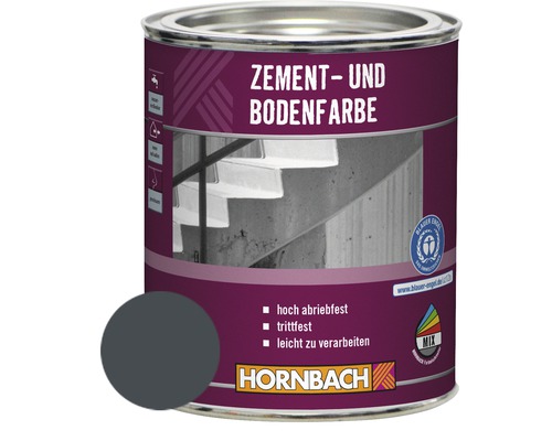 HORNBACH Zementfarbe Bodenfarbe RAL7024 graphitgrau 750 ml HORNBACH Zementfarbe Bodenfarbe RAL7024 graphitgrau 750 ml