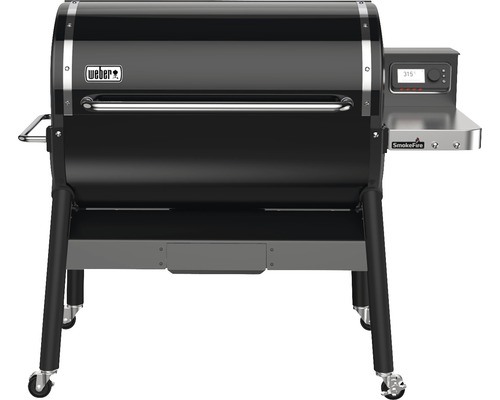 Holzpelletgriller Weber Smoke Fire EX 6 GBS 140 x 84 x 157 cm inkl. Weber Connect-Technologie, Gourmet BBQ System (GBS) Grillrost und SmokeBoost-Funktion schwarz