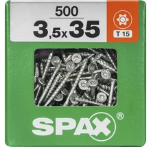 Spax Schrauben 3,5 x 35 Millimeter, 500 Stück, mit Torx T 15