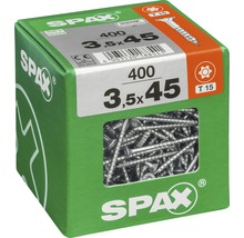 Packung mit 400 Spax Universalschrauben 3,5 x 45 Millimeter