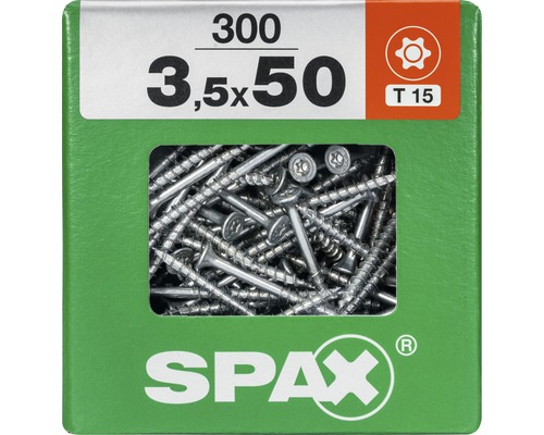 Schachtschrauben 3,5 x 50 Millimeter, 300 Stück, T15