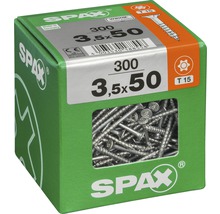 Packung mit 300 SPAX Schrauben, 3,5 x 50 Millimeter