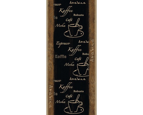Selbstklebendes PVC-Panel A.S. Creation pop.up Kaffee schwarz 2,5 m x 35 cm