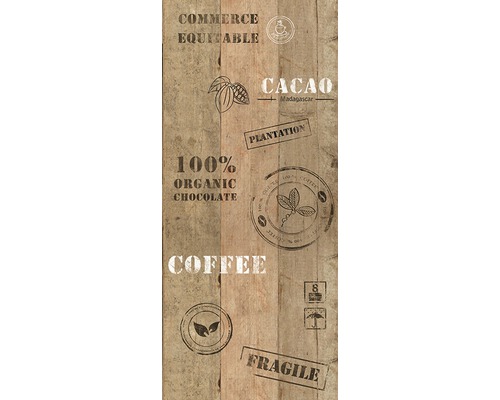 Selbstklebendes PVC-Panel A.S. Creation pop.up Cacaokiste braun 2,5 m x 35 cm