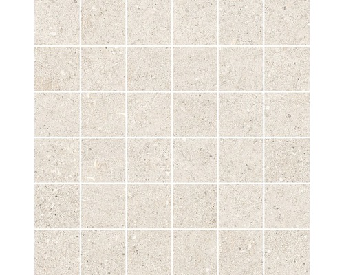 Feinsteinzeugmosaik Sassi 30,0x30,0 cm beige matt