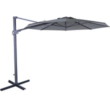 Freiarm-Sonnenschirm mit Standfuß für den Garten