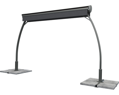 Freistehende Pavillonmarkise mit Stahlrahmen und beschwerter Basis für den Außenbereich