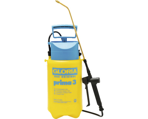 GLORIA prima 3 - Drucksprühgerät 3 L, Gartenspritze mit verstellbarer Messingdüse Gloria Prima 3 Drucksprüher