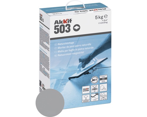 Akkit 503 Natursteinfuge grau 5 kg Akkit 503 Natursteinfuge grau 5 kg