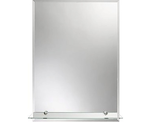 Flachspiegel Amirro Milano 80x60 cm mit Ablage