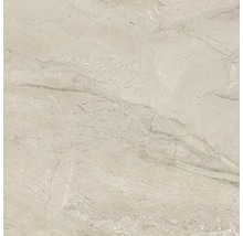 Feinsteinzeug Bodenfliese Sicilia Avorio 60x60 cm beige glänzend rektifiziert