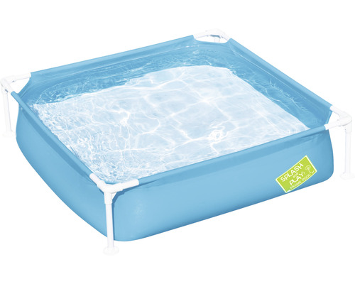 Aufblasbarer Kinderpool mit Rahmen und Wasser