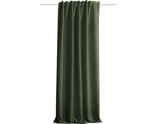 Vorhang mit Universalband Akustik olive 135x245 cm Vorhang mit Universalband Akustik olive 135x245 cm