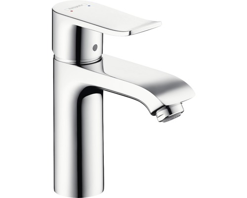 Waschtischarmatur hansgrohe Metris 110 mit Zugstangen-Ablaufgarnitur 31080000 chrom