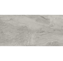 Feinsteinzeug Bodenfliese Sicilia Grigio 80x160 cm grau glänzend rektifiziert