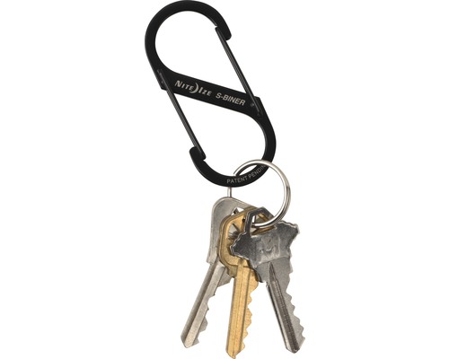 Schlüsselanhänger mit S-Biner Karabiner und Schlüsselbund