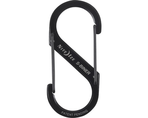 Karabinerhaken Nite Ize S-Biner® Stainless Steel Dual Carabiner SB3-03-01 schwarz