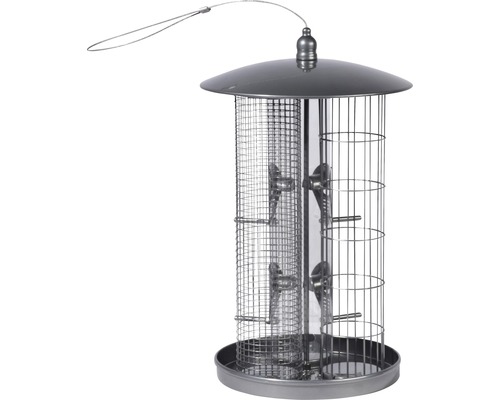 Vogelhaus aus Metall mit Aufhängung