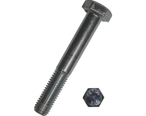 Sechskantschraube m. Schaft 12x90 mm DIN 931 verzinkt 25 Stück Sechskantschraube aus Metall