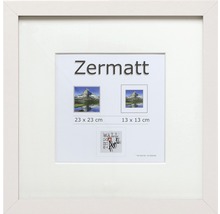 Bilderrahmen mit Passepartout für Fotos der Größen 23 x 23 cm und 13 x 13 cm