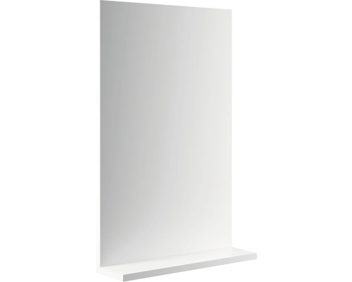Flachspiegel basano Avellino 50x75,5 cm glanz weiß