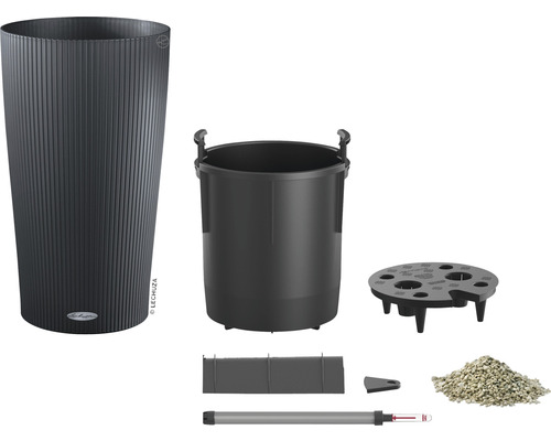 Lechuza Classico 43 Pflanzgefäß mit Bewässerungssystem und Zubehör