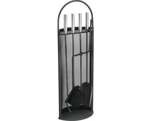 Kaminbesteck Lienbacher 39030850 4-teilig schwarz Kaminbesteck Lienbacher 39030850 4-teilig schwarz