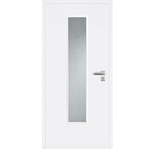 Innentüre DONAU Soft Plus stumpf weiß inkl. Lichtausschnitt (ohne Glas) 92,2x201,6 cm links-thumb-2