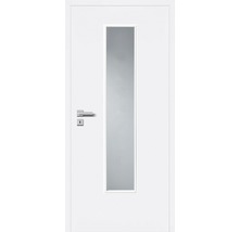 Innentüre DONAU Soft Plus stumpf weiß inkl. Lichtausschnitt (ohne Glas) 97,2x201,6 cm rechts-thumb-1