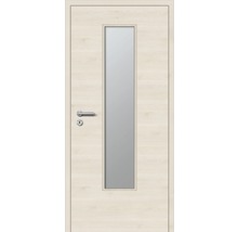 Zimmertür mit Glaseinsatz und Türklinke