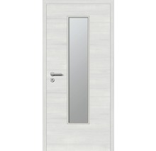 Innentüre DONAU Soft Plus stumpf grigio quer inkl. Lichtausschnitt (ohne Glas) 82,2x201,6 cm rechts-thumb-0