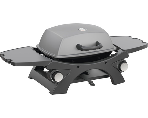 Tragbarer Gasgrill mit Seitentischen für den Außenbereich