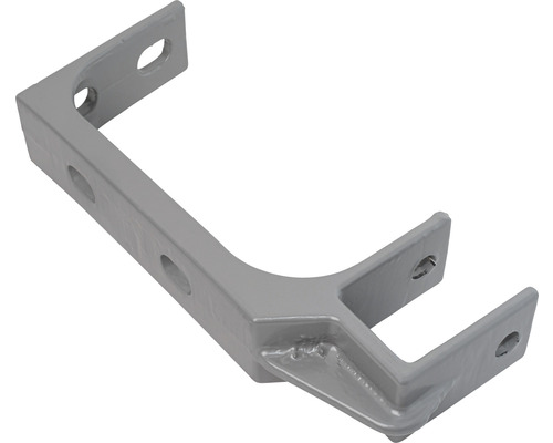 U-förmiger Gerätehalter aus Metall mit Befestigungslöchern