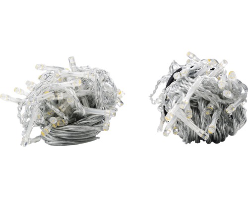 Zwei LED Lichterketten aufgewickelt dargestellt