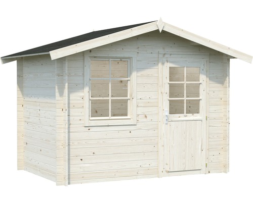 Gartenhaus mit Fenster und Tür