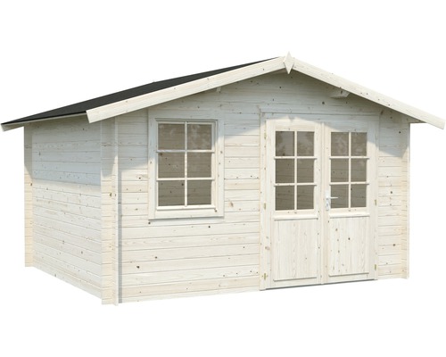 Gartenhaus aus Holz mit Fenster und Doppeltür