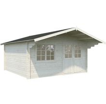 Gartenhaus aus Holz mit Fenster und Doppeltür