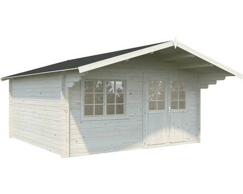 Gartenhaus aus Holz mit Fenster und Doppeltür