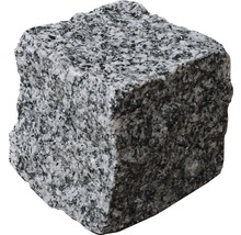 FLAIRSTONE Pflasterstein Quadratpflaster Mosaikpflaster Granit grau 7 x 7 x 7 cm (Sack = 25 kg)