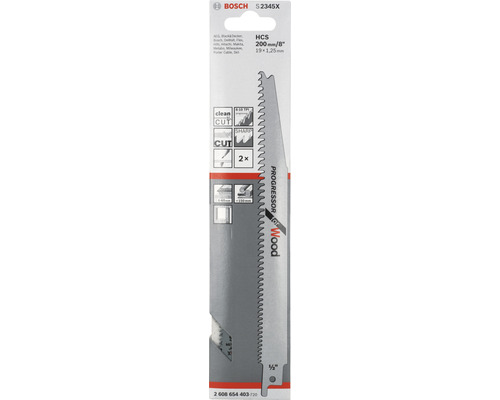 Bosch S 2345 X Säbelsägeblatt, 200 Millimeter