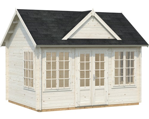 Gartenhaus aus Holz mit Fenster und Doppeltür