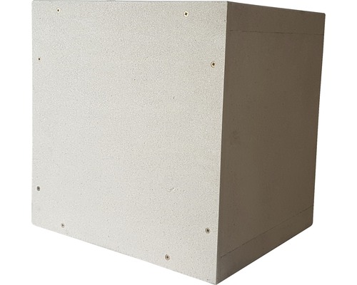 Beton-Pflanzkasten in Würfelform