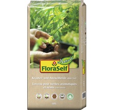 FloraSelf Kräuter- und Anzuchterde, torffrei, 40 Liter